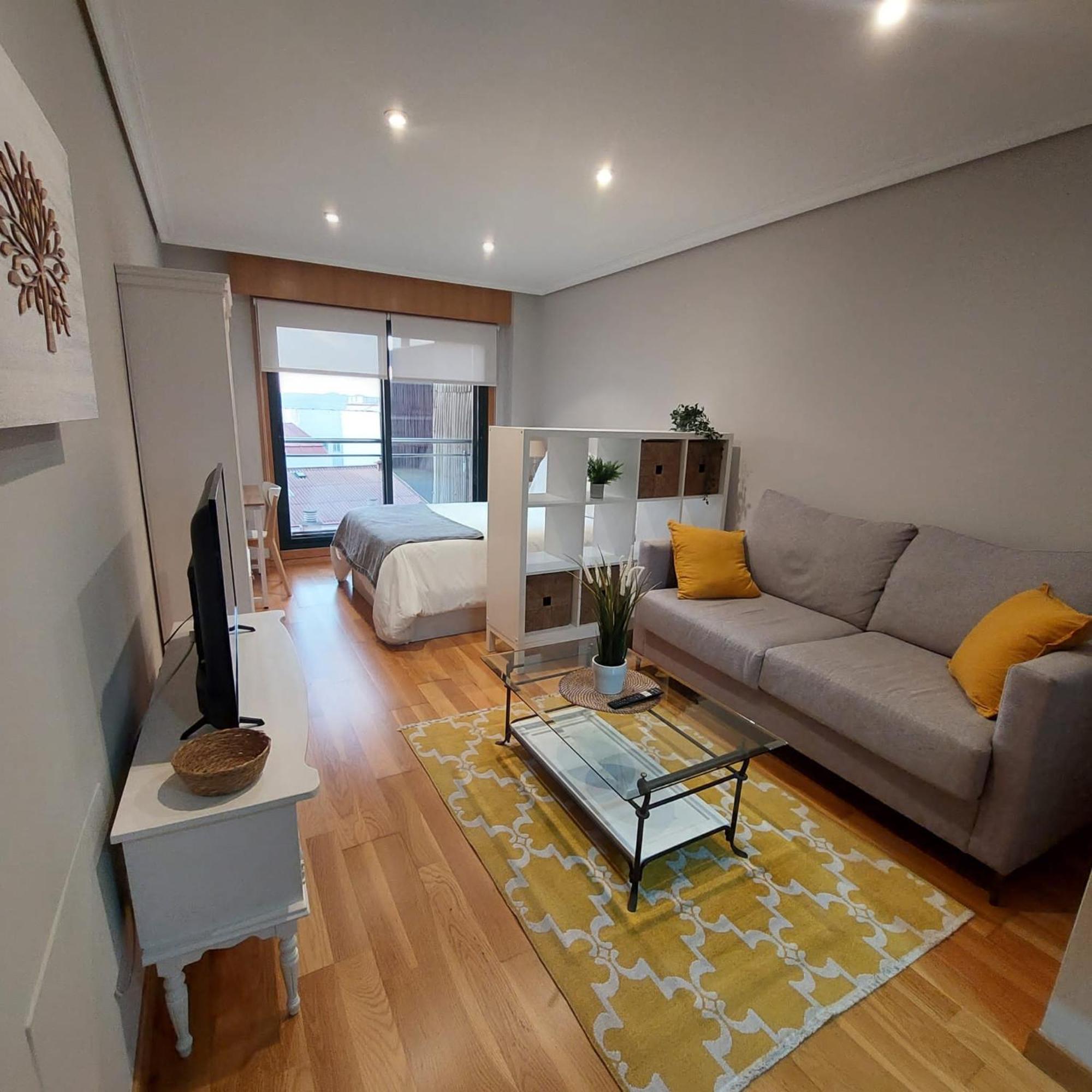 Estudio Centrico Con Garaje Y Vistas Al Mar. Vigo Exteriér fotografie